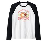 Creato per Un Tempo Come Questo Esther 4:14 Christian Floral Maglia con Maniche Raglan