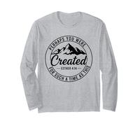 Creato per Un Tempo Come Questo Esther 4:14 Inspirational Maglia a Manica