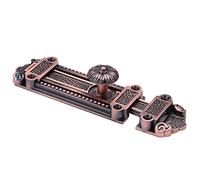 CreatoHundreds Chiusure Antiscivolo per La Casa, Chiavistelli di per Porte per Proteggere Te E La Tua Privacy, per Ante di Mobili Da Cucina, Bronzo rosso