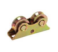 CreatoHundreds Componenti di Ricambio per Rulli per Porte Scorrevoli E di Guida a Pavimento con Ruote a Scanalatura a V, 15.8 Cm X 3.5 Cm X