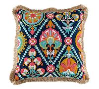 CreatoHundreds Fodera per Cuscino in Stile Bohémien, Federa Decorativa in Cotone per Cuscino Da Divano, Quadrata O Rettangolare, con Cerniera Invisibile, Ideale per, 45x45cm