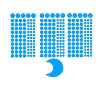 CreatoHundreds Glow in The Dark Sticker Adesivo Muro Decorativo Autoadesivo Riutilizzabile Stelle Luminose per Bambini Adatto per Parete Cameretta Festa Regalo Compl, #Blue 252 Punti, 1 Luna