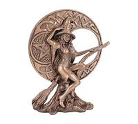 CreatoHundreds Personaggi Astratti di Streghe, Statuette da Giardino Fatato, Sculture Artistiche, Decorazioni da Tavolo, Oggetti da Collezione, 13x4x16 cm