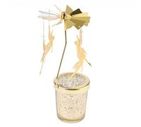 CreatoHundreds Portacandele Rotanti Carrousel Tealight, Regalo Romantico, Lampada Decorativa per Le Feste, Fata