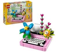 lego creator 3in1 - macchina da scrivere con fiori - lego 31169 si trasforma in keytar o in vaso di fiori anni 8+ 363pz