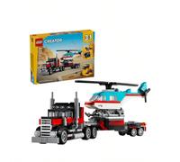 Creator 3-in-1 Flatbed Truck with Helicopter Kids 7Years+ 31146 LEGO® Creator Flatbed Truck con elicottero (31146) PlaysetAvventure entusiasmanti attendono bambini e bambine dai 7 anni in su con il pl