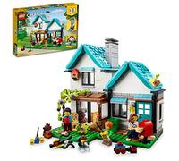 Creator 31139 - Kit 3 in 1 Cozy House ricostruzione in 3 case diverse, include figure familiari e accessori, idee per giocattoli da costruzione fai da te per bambini,