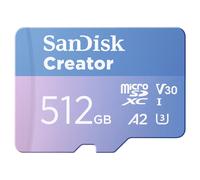 Creator Carta microSDXC UHS I 256 GB Adapter (Per Smartphone Action Camera e
