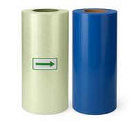 Creatorally Adesivi Trasferibili UV DTF per Tazze, Pellicola Transfer AB per Stampante a Getto D'Inchiostro UV 30cm x 100m, Stampa Diretta su Adesivo per Metallo Color Crema (Base Trasparente)