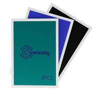 Creatorally Carta per Incisione, Materiale per Incisione Laser 27x39cm, Carta per Marcatura Laser Colorazione di Materiali non Metallici, Ceramiche, Acrilico, Pietra (3 Colori)