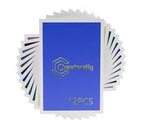 Creatorally Carta per Incisione, Materiale per Incisione Laser 27x39cm, Carta per Marcatura Laser Colorazione di Materiali non Metallici, Ceramiche, Acrilico, Pietra (12 Colori)