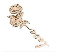 Creatorally File di Taglio laser, Fette di Incisione File Digitali(La Rosa di San Valentino)