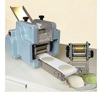 Creatore automatico commerciale della pelle di gnocchi, sfogliatrice dell'impasto dell'acciaio inossidabile per l'involtino primavera, Pierogi, ravioli, involucro di Momo