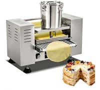 Creatore commerciale della crepe con temperatura regolabile e riscaldamento uniforme per le barre del dessert