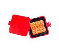 Creatore di a microonde - tostapane, fornello veloce | Pressa riscaldante antiaderente per formaggio a uova Snack Breakfast pranzo Riscaldatore in plastica Box