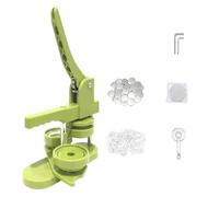 Creatore Di Badge Distintivo Spille Bottoni Maker Macchina FAI DA TE 25/32/37/44/58 MILLIMETRI Distintivi Set Con 100 Pz Parti del Pulsante + taglierina circolare Badge Press Maker Machine(44MM-Set Ro