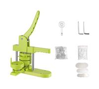 Creatore Di Badge Distintivo Spille Bottoni Maker Macchina FAI DA TE 25/32/37/44/58 MILLIMETRI Distintivi Set Con 100 Pz Parti del Pulsante + taglierina circolare Badge Press Maker Machine(37MM-Set Sl