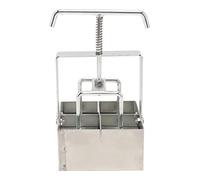 Creatore di blocchi di terreno, strumento per la creazione di blocchi di terreno per piantine attrezzi da giardino set manuale blocco del suolo Maker avviatore di semi tenuto in mano per piantine
