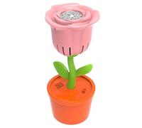 Creatore di bolle automatico | di bolle da campeggio divertente | Macchina a di fiori rosa automatica con luci a LED che cambiano colore | Giardino a prova di perdite rosa per bambini adul