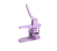 Creatore di bottoni, Macchina Per Badge In Plastica A Trasferimento Termico Con Kit Materiale Per Bottoni, Compatta,per creare spille(Purple)