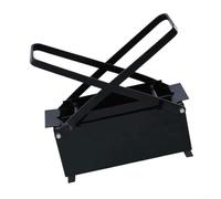 Creatore di bricchetti resistenti per carta straccia, pressa manuale per creare tronchi di combustibile ecologico per bruciatori a legna e stufe, 25,6 cm in metallo