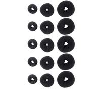 Creatore di Chignon Invisibile 15 Pezzi Nero in Nailon | Cerimonia e Matrimonio, Aggiunge Volume e Sostegno, Accessorio per Acconciature Elegante e Discreto