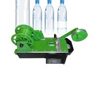 Creatore di filamenti in PET riciclato 3D, riciclatore di bottiglie stampate in 3D, riciclaggio di bottiglie in PET, estrusore 3D Fiament pultruso da bottiglie Pastic (Green)