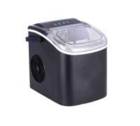 Creatore di ghiaccio del controsoffitto, Macchina for il ghiaccio da banco da 25 libbre/24 ore, 9 cubetti di ghiaccio a forma di proiettile in 6 minuti, autopulente(Silver,Plastic)