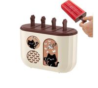 Creatore di ghiaccioli riutilizzabile fai da te rilascio facile 4 | Freezer Pop Maker per la casa panetteria picnic feste per bambini, principianti professionisti