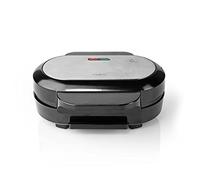 Creatore di Hamburger - 1000 W - 23.5 x 10.5 cm - Controllo automatico della temperatura - Metallo/Plastica