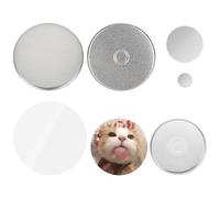 Creatore di magneti per frigorifero, 2,28 pollici (58 mm) fai da te con taglierina circolare e tappetino da taglio per foto/adesivi per frigorifero(100 Sets High-magnet)