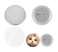 Creatore di magneti per frigorifero da 2,28 pollici (58 mm) - Magnete fai da te, distintivo, apribottiglie e specchio(100 Sets Badge)