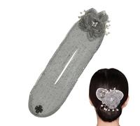 Creatore di nodi, ciambelle per capelli, ciambelle | Styler per ciambelle | Strumento per capelli con champagne, stile riutilizzabile, accessorio per capelli alla moda, comodo ed elegante per vacanze