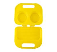 Creatore di omelette per microonde antiaderente riutilizzabile per uova in | Stampo in silicone facile da cuocere per colazione, forno a microonde, per feste in famiglia, picnic, viaggi, campeggio