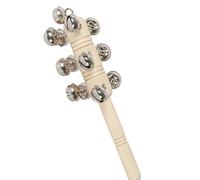 Creatore di suoni palmare in legno naturale con tono caldo per il gioco sensoriale e l'educazione scuotendo campane per lo sviluppo musicale e il gioco sensoriale a casa