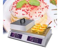 Creatore elettrico antiaderente per pancake con controllo digitale per dolci cotti uniformi, mini torte e soufflé