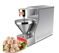 Creatore elettrico delle polpette, macchina commerciale dell'acciaio inossidabile con 3 muffe, ad alta velocità 250-280pcs/min per carne, gamberetti e polpette di pesce