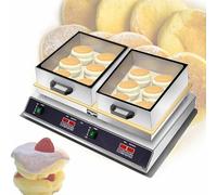 Creatore per soufflé, infuso in rame per un riscaldamento uniforme, ideale per soufflé, pancake giapponesi e dorayaki, in acciaio inox per una facile pulizia