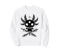 Creatura Axolotl Gotica Mistica Ossa Rituali Felpa