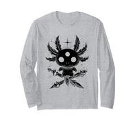 Creatura Axolotl Gotica Mistica Ossa Rituali Maglia a Manica