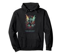 Creatura Creature Mitologiche The Night Carries Footsteps Felpa con Cappuccio