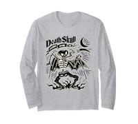 Creatura del Teschio della Morte dall'inferno Halloween Art Maglia a Manica