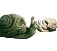 Creatura Fantastica - Figurina Lumaca Teschio