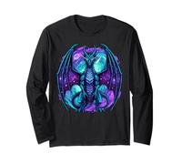 Creatura Fantasy Galassia Drago Viola Maglia a Manica