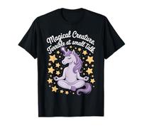 Creatura magica terribile a Small Talk Unicorn Yoga Maglietta
