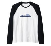 Creature aliene Che vagano su Uno Strano Pianeta Maglia con Maniche Raglan
