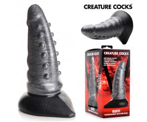 Creature Cocks Beastly Dildo Mostruoso Tentacolare in Silicone Grigio