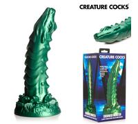 Creature Cocks Cockness Monster Lake Creature Silicone Dildo Green