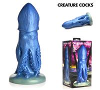 Creature Cocks Cocktopus Dildo Mostruoso a Forma di Polpo Blu con Tentacoli