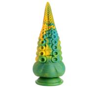 Dildo Monstropus in Silicone con Forma di Tentacolo di Polpo - 22cm (giallo-verde)